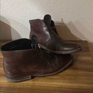 Men's Brown Leather Ankle Boots